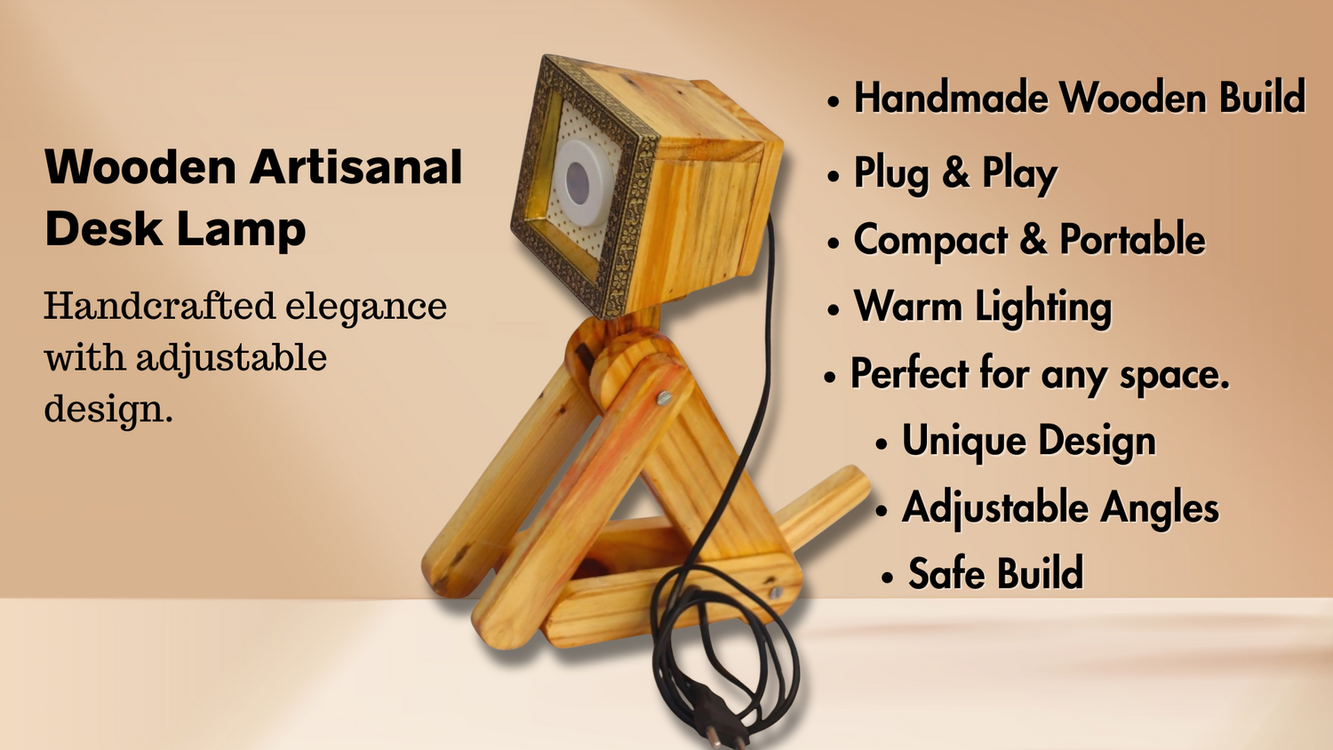 Wooden Decorative Lamp