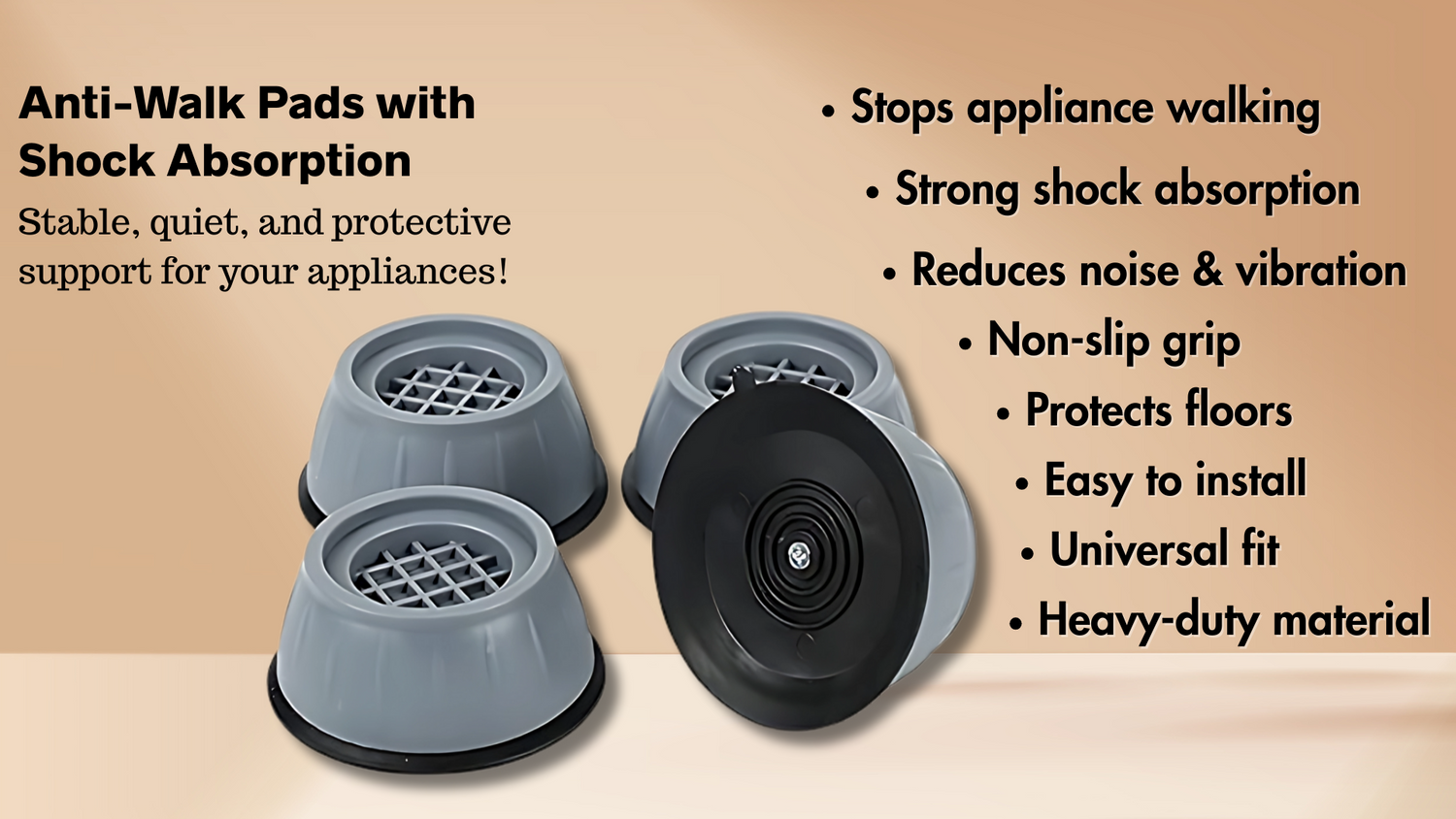 Anti Vibration Pad 4-pcs
